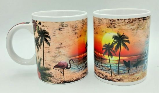 Flamingos Coffee Mug  Dessi Designs. Dessi Designs