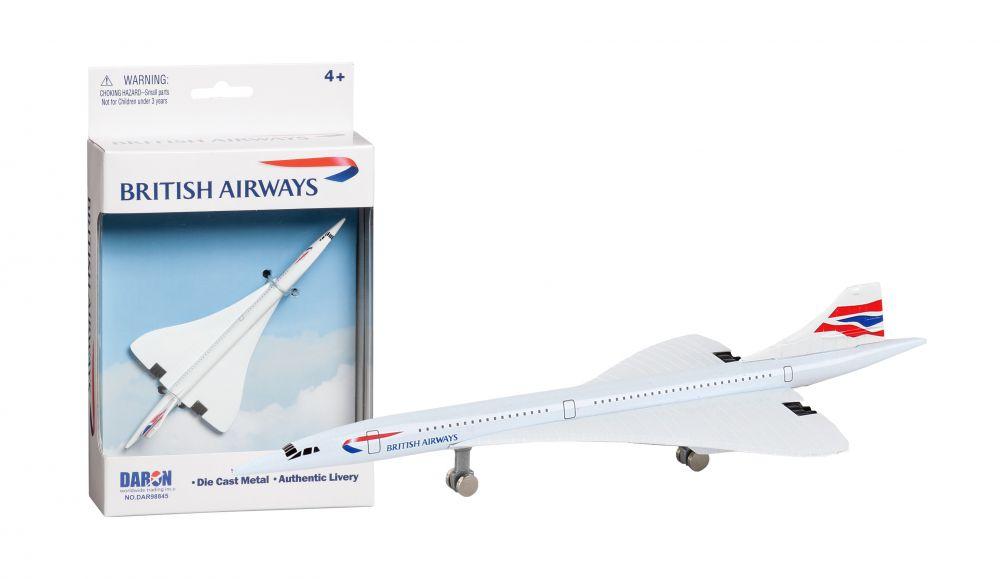 british airways toy plane set