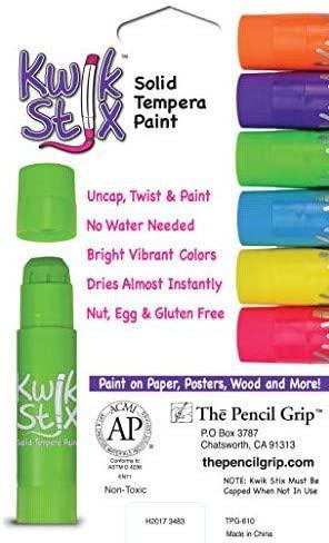 The Pencil Grip Neon Jumbo Tempera Paint Sticks