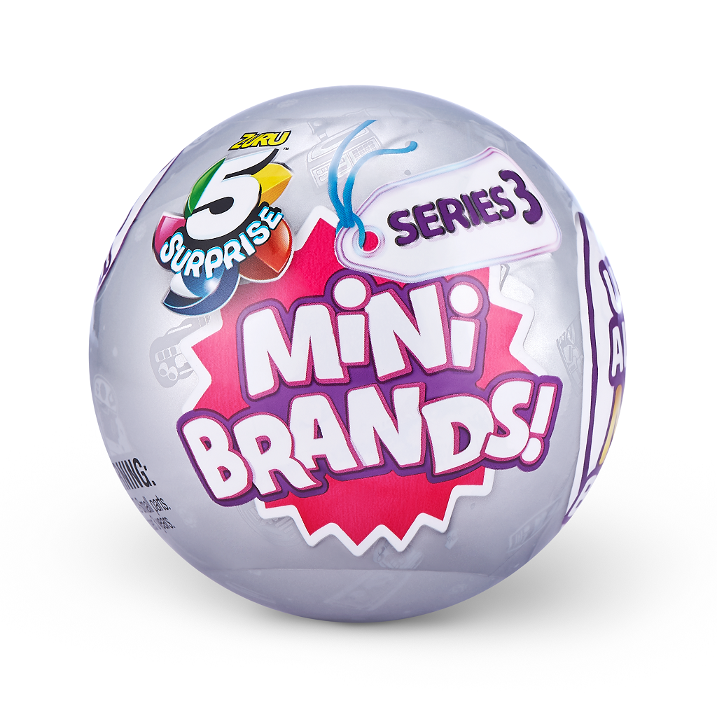 5 Surprise Mini Brands Series 3 Mystery Capsule Real Miniature Brands –