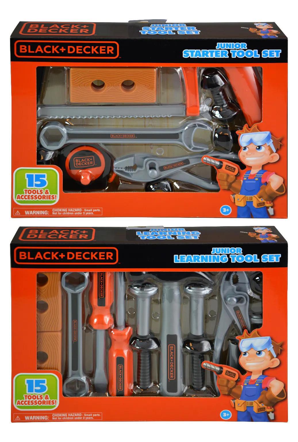 Jakks- Black & Decker Lil Builder Tool Set Asst