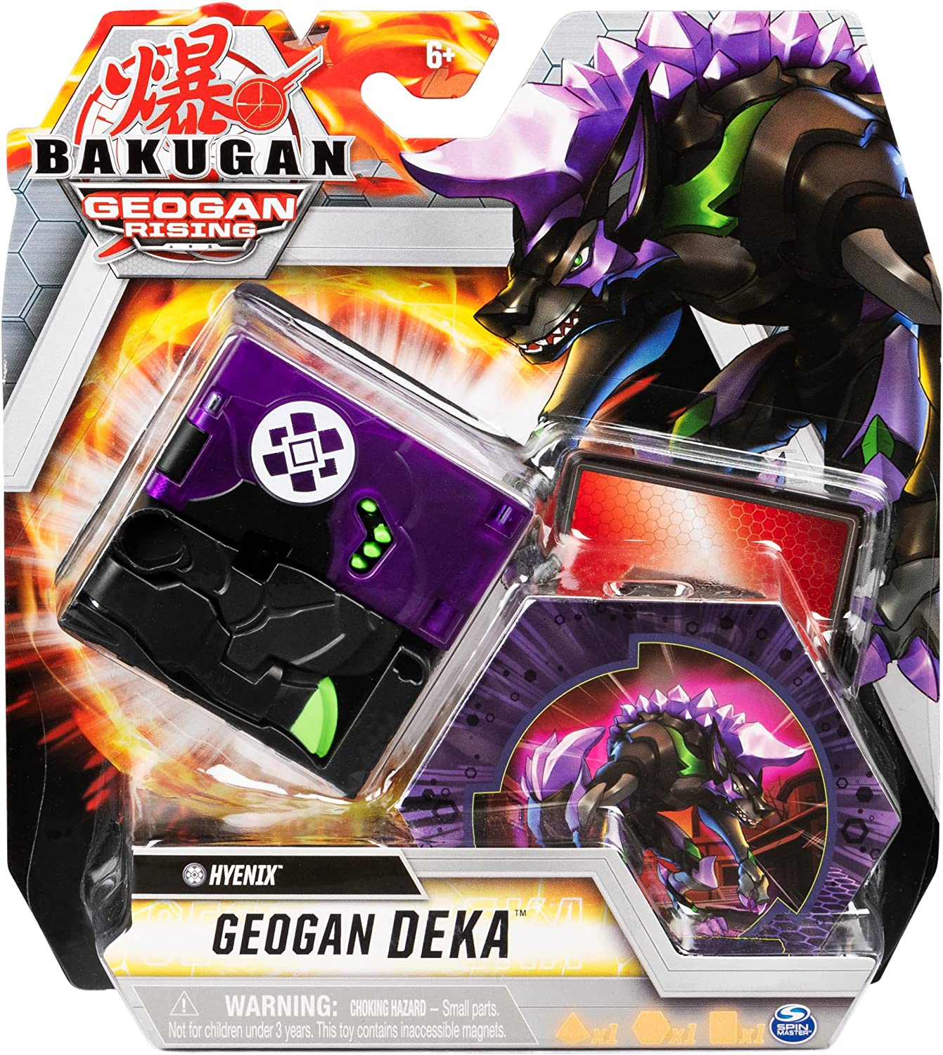 Bakugan Geogan Deka, Hyenix, Jumbo Collectible Transforming Figure, fo –