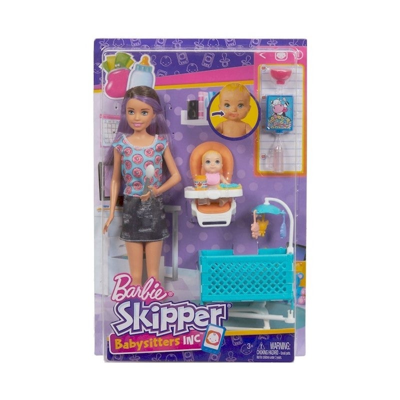 Lastig Stuwkracht Sturen Barbie Babysitting Playset with Skipper Doll, Color-Change Baby Doll, –  sunnytoysngifts.com