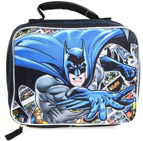 Multi Color Brick Zipper LEGO Batman Lunch Bag for Kids Insulated Boys  Lunch Box