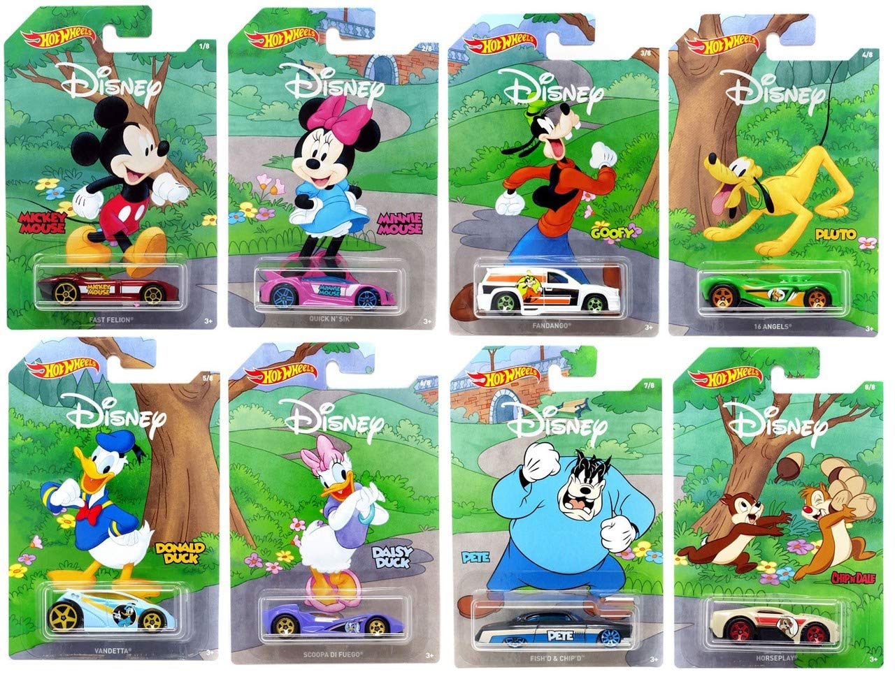 Disney hot wheels deals 2019