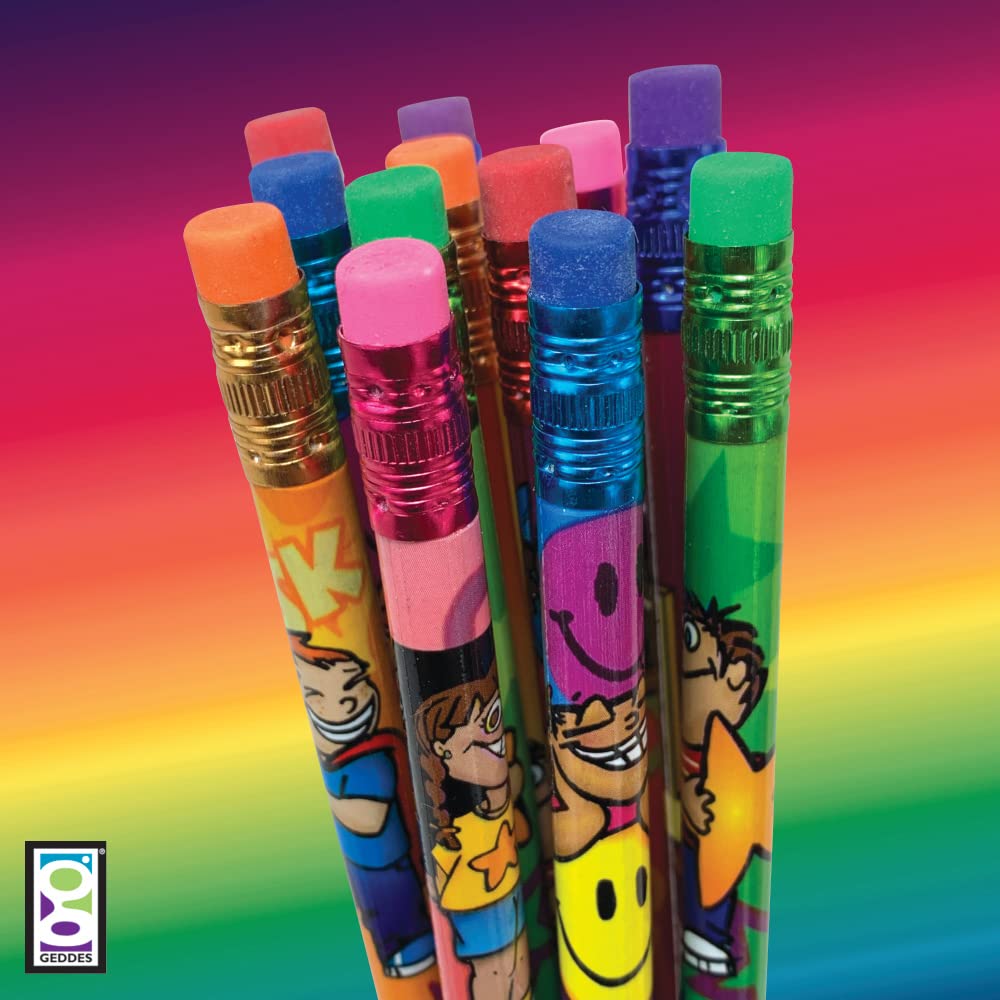 Raymond Geddes Cartoon Designs Incentive Number 2 Pencils For Kids 1 C –