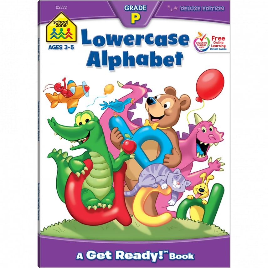 School Zone Lowercase Alphabet Workbook