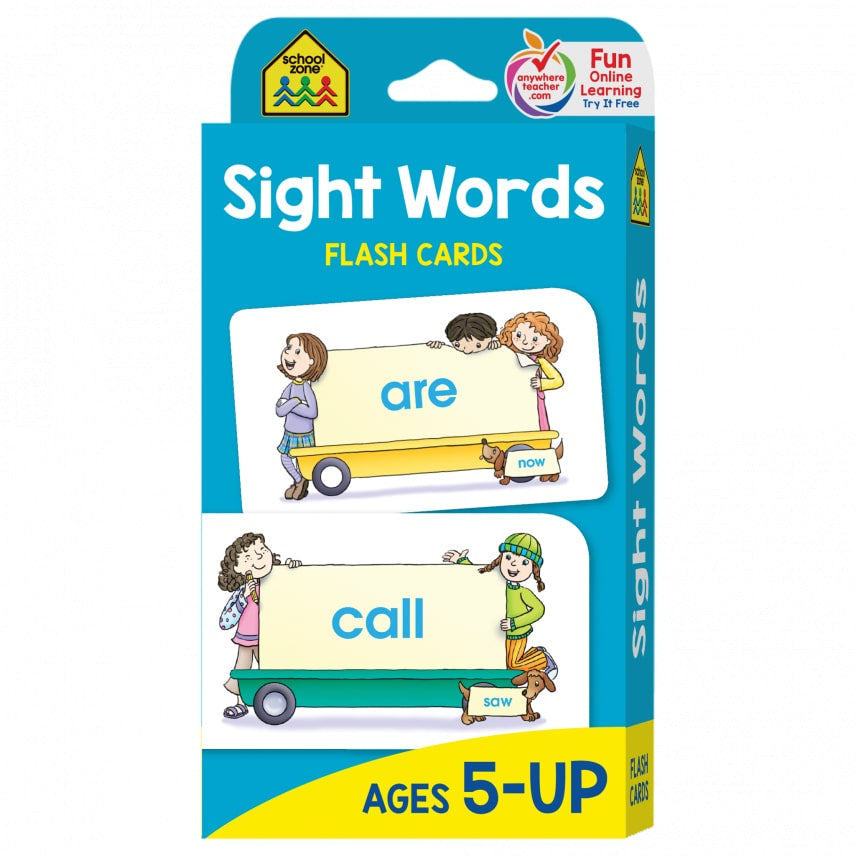 Sight Words Flash Cards - Kindergarten to 1st Grade, Phonics