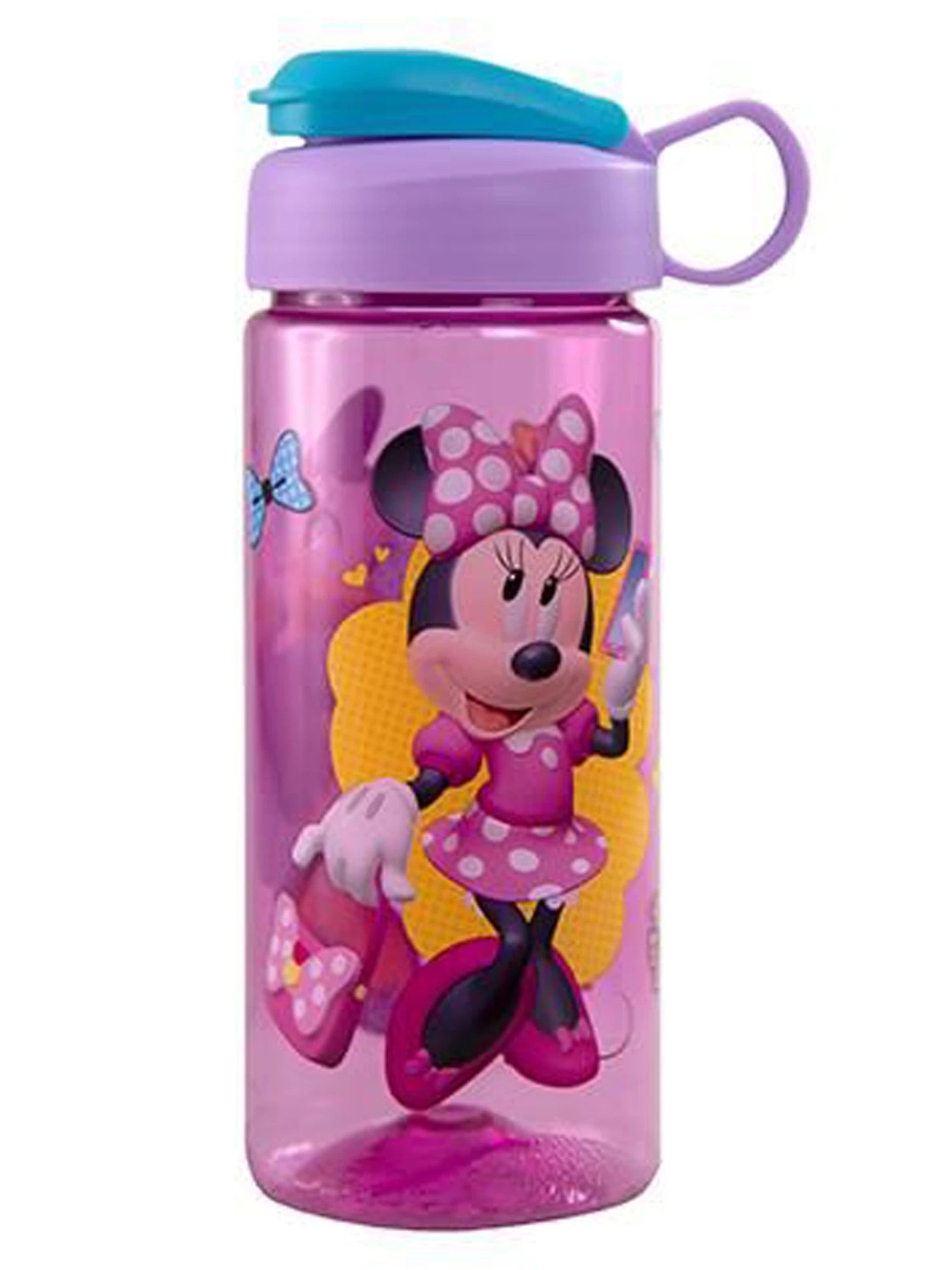 Zak Designs Minnie Mouse 16.5oz Sullivan Drinking Bottle - Made of Pla –
