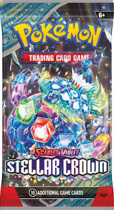 Pokemon Scarlet & Violet Stellar Crown Booster Pack (10 Cards in a pack) 1Pack