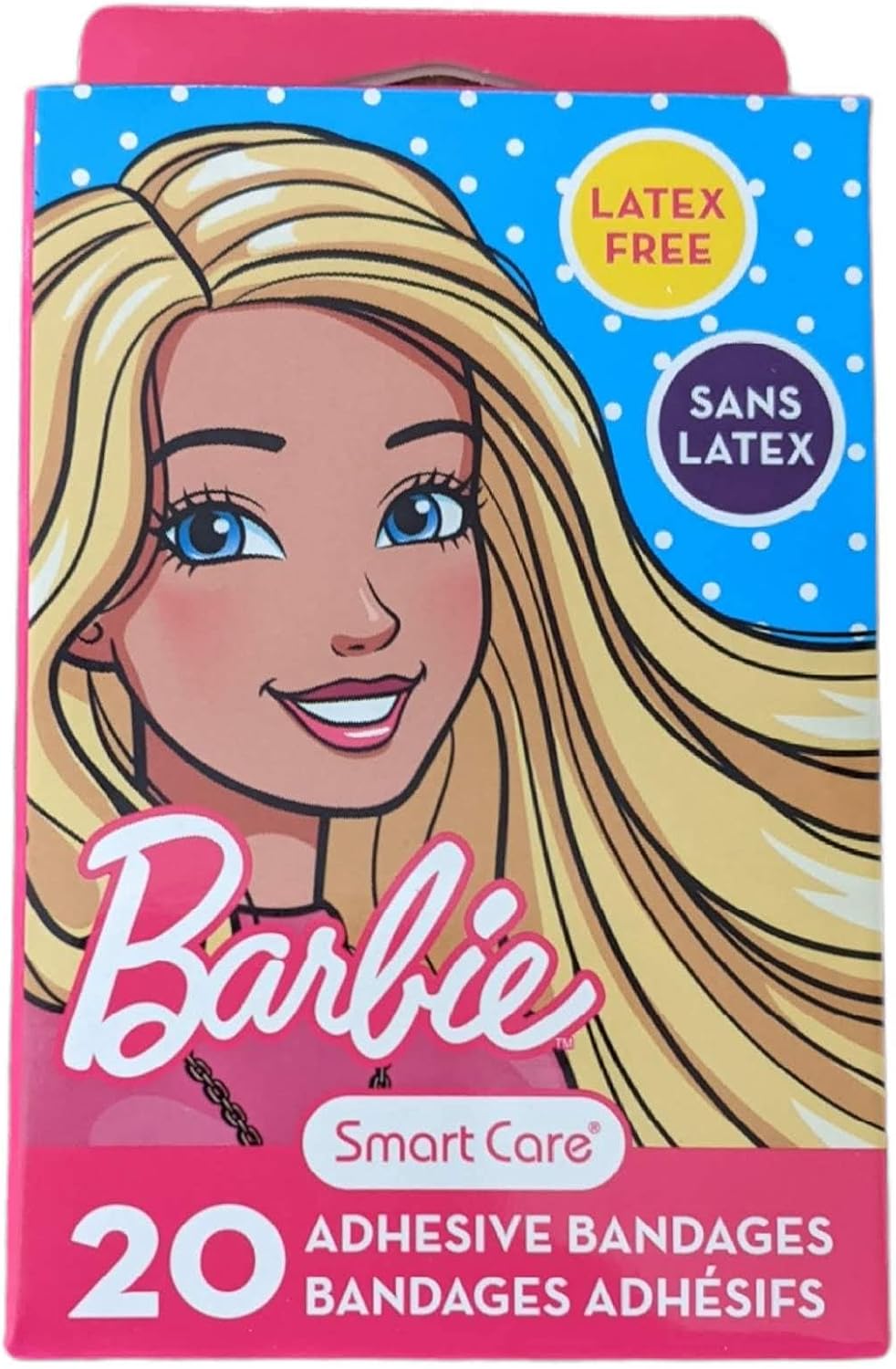 Barbie Themed Sterile Adhesive Kids Bandages 4 Design (20ct)