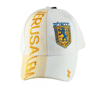 ירושלים כובע Jerusalem Adult Size HAT Cap - One Size Fits Most - Dad Best Gift Baseball Hat