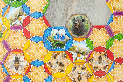 Grandpa Beck's Games The Bears and The Bees | Strategic Tile Laying Card Game for Kids, Teens, & Adults, 2-5 Players 7+