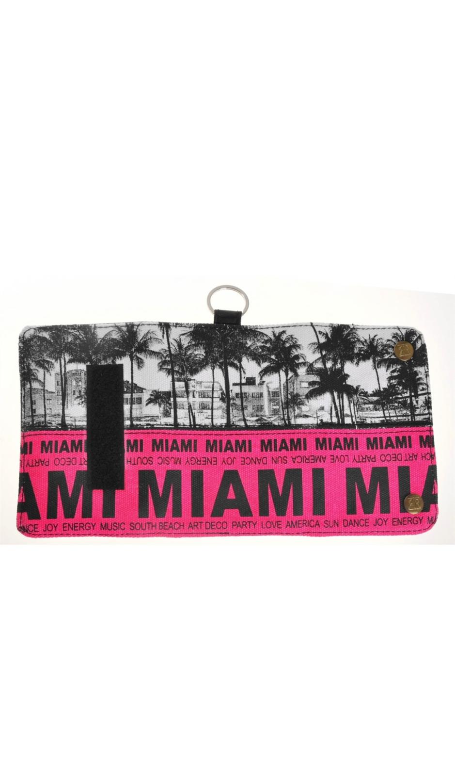 MIAMI Palm Tress Wallet for Men & Women's - Great Gift or Souvenir for Miami Fans