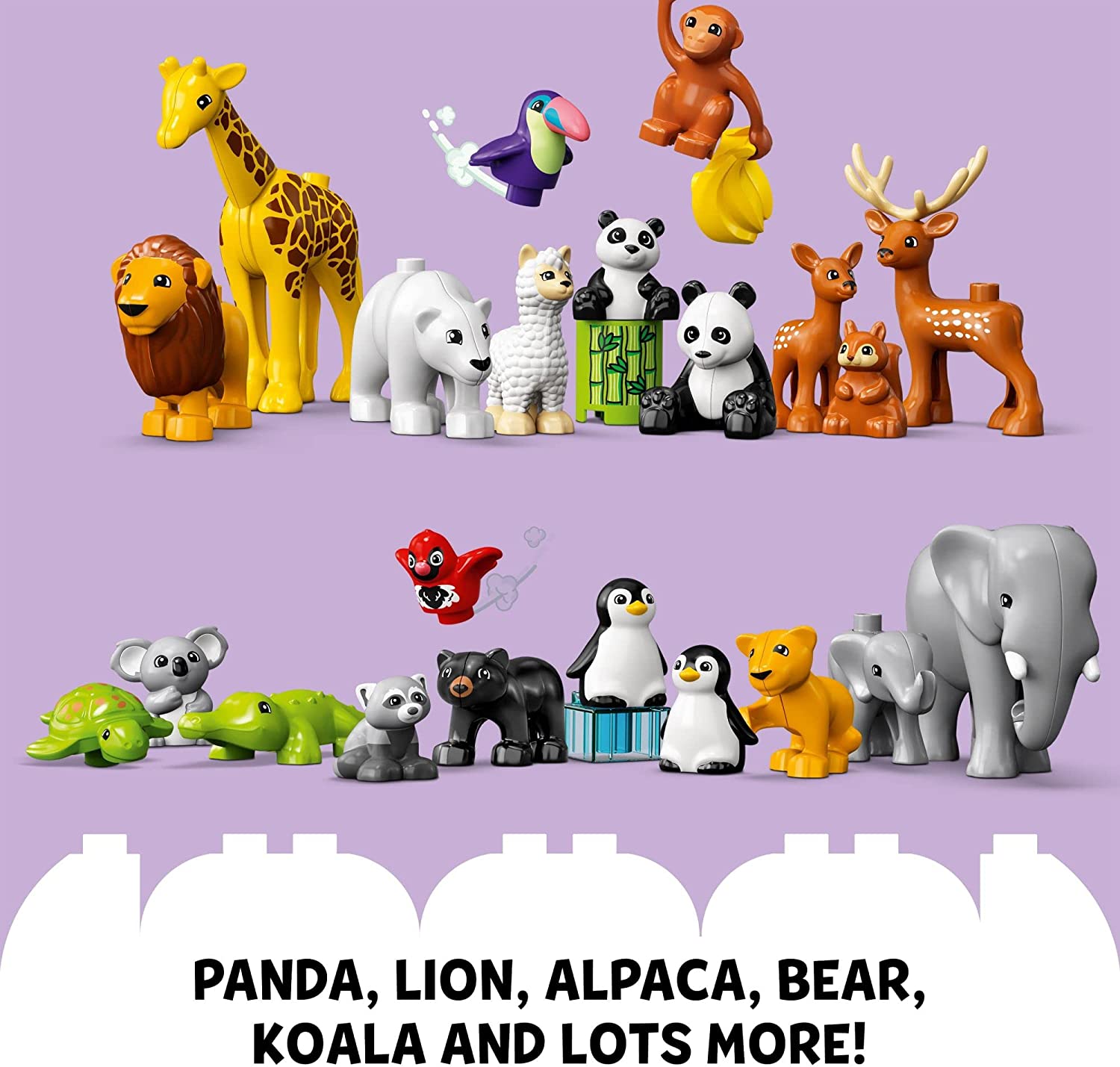 LEGO DUPLO Wild Animals of World Toy with 22 Animal – sunnytoysngifts.com