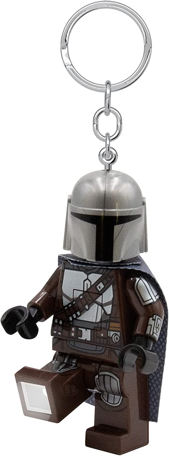 Lego Star Wars The Mandalorian Keychain Led Light 3 Inch Tall