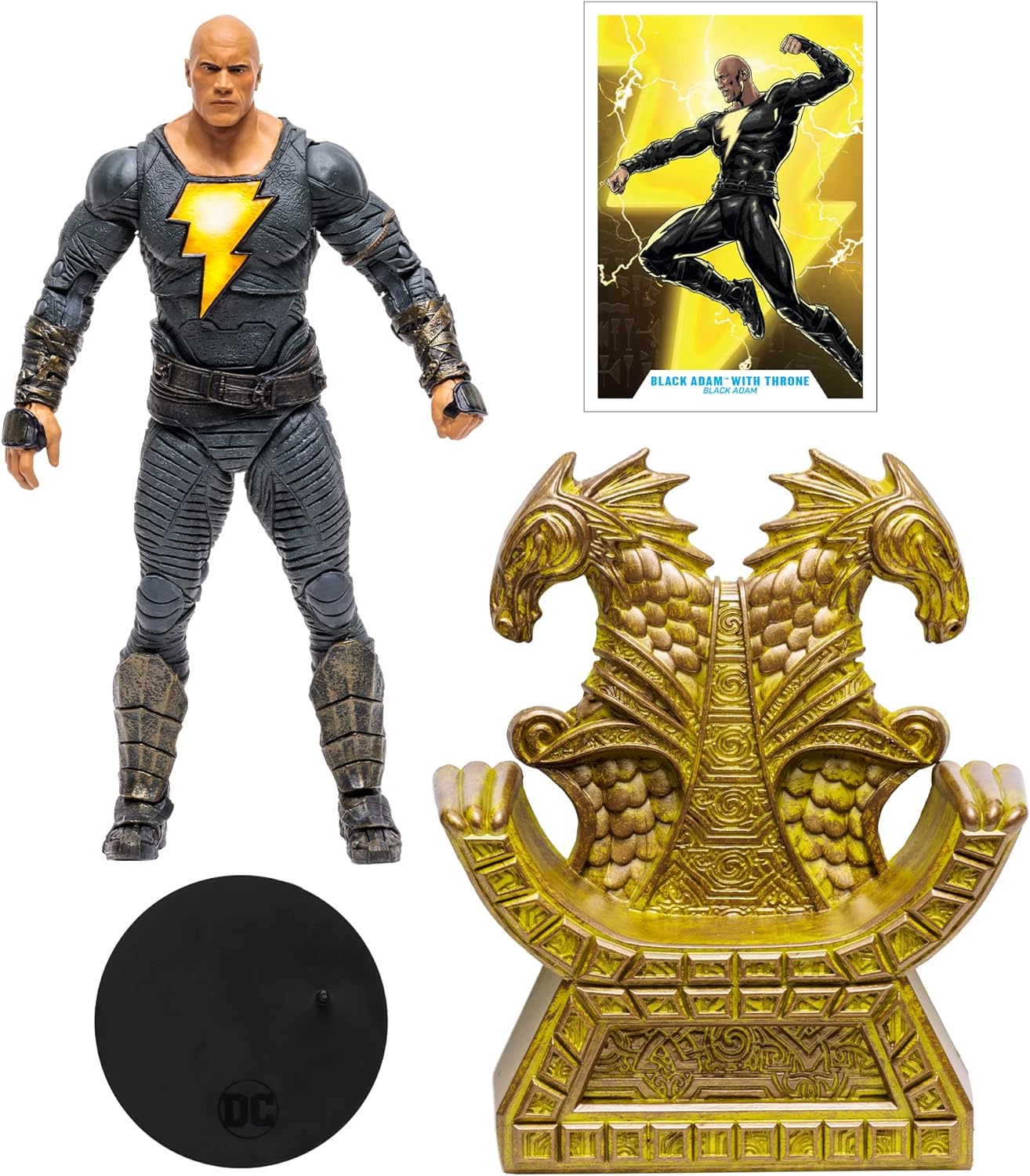 Black fashion adam action figure