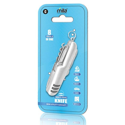 Multi-Tool Keychain: Multitool knife, Pliers, Carabiner Keychain - Pick Your Favorite Gadgets Gift for Dad, Mom or Friends