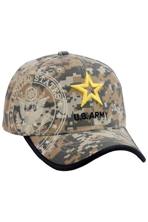 U.S. ARMY Logo Licensed Baseball Cap - One Size Fits Most - Dad Best Gift Baseball Hat