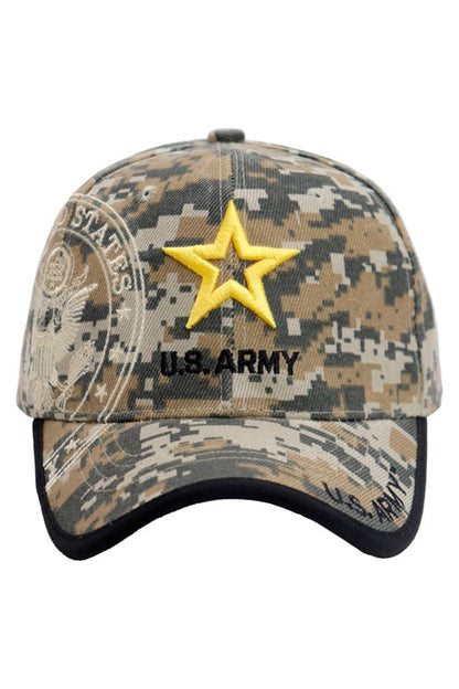 U.S. ARMY Logo Licensed Baseball Cap - One Size Fits Most - Dad Best Gift Baseball Hat