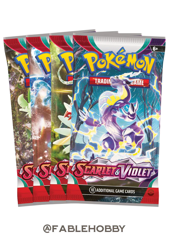 Pokemon Scarlet & Violet Booster Pack, Random Pick (10 Cards in a pack) 1Pack