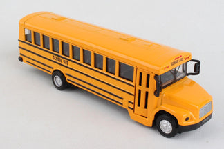 Die Cast Yellow School Bus, 7 Inch Classic Metal School Bus Toy with P ...