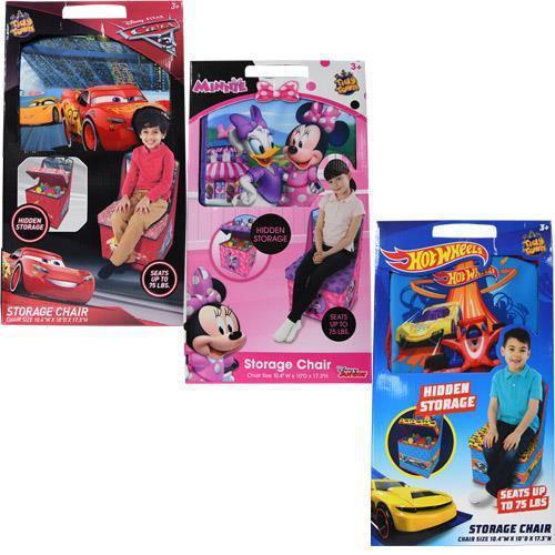 License Minnie, Hot Wheels ,Cars, Tidy Town Jumbo Chair Foldable