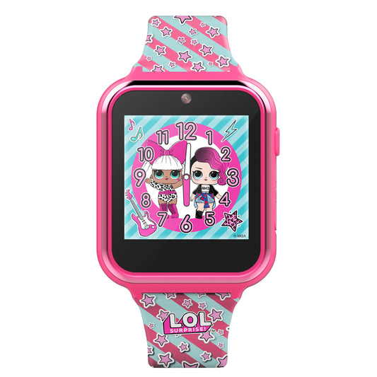 L.O.L. Surprise! Touch-Screen Smartwatch, Built in Selfie-Camera, Easy-to-Buckle Strap, Pink Smart Watch - Model: LOL4104