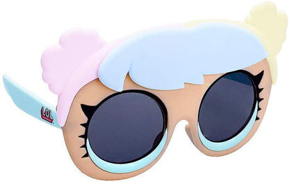 Sun-Staches Officiall LOL Surprise Bon Lil' Characters, Costume Sunglasses Party Favors UV Shades, Multi, One Size (SG3595)