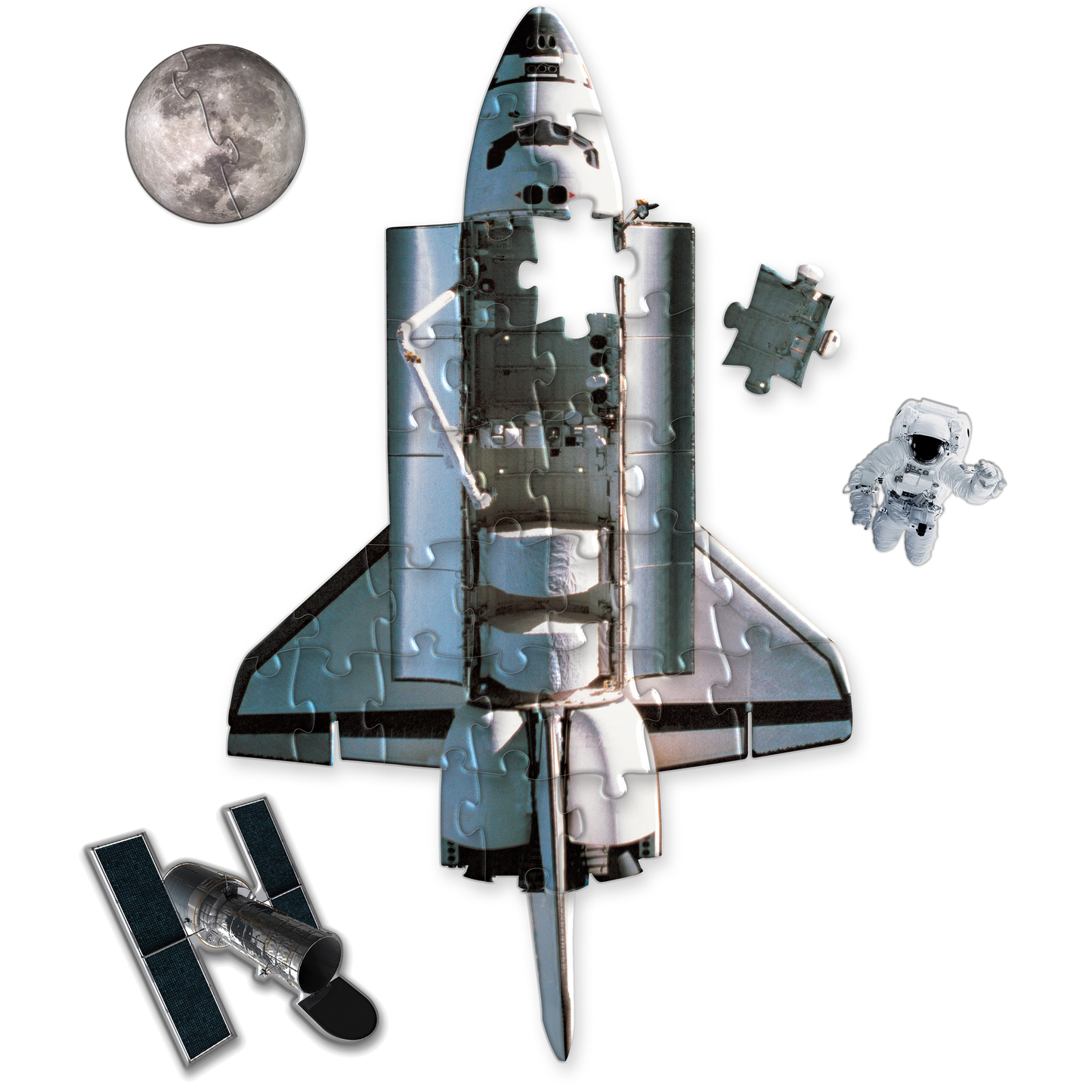 Heebie Jeebies, Space Shuttle Floor Puzzle, 36 Pieces, Ages 4 and Older