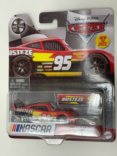 2022 Disney Pixar Cars Nascar Metal Series Lightning McQueen Rusteze #95