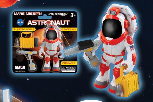 MARS MISSION ASTRONAUT TOY WITH TOOLS