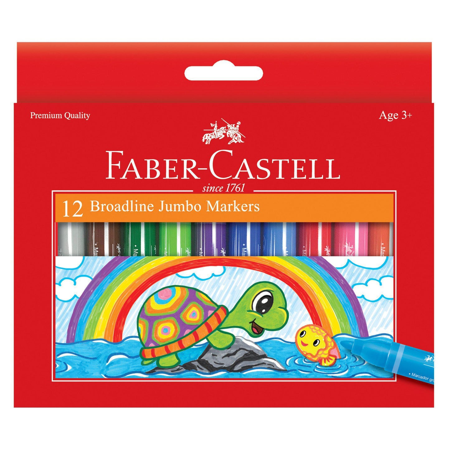 Faber-Castell Grip Washable Color Markers - Set of 10