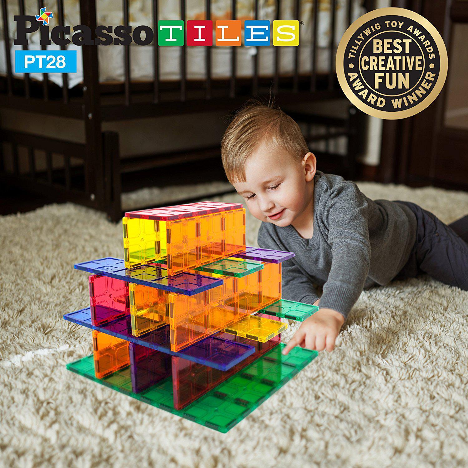 Jumbo best sale magnetic tiles