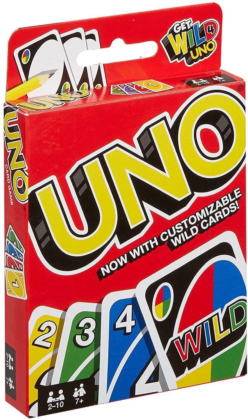  Mattel Games UNO: Classic Card Game, Multi, 8 x 3-3/4 x 81/100  in (42003),7 years and up : Toys & Games