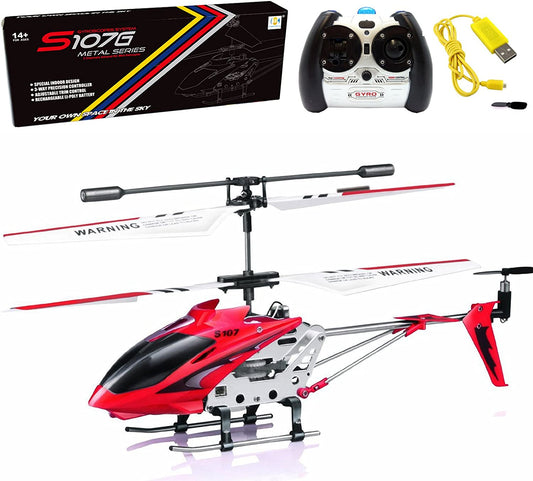 3CH 3.5 Channel Mini RC Helicopter with Gyro Crimson, 12 inches