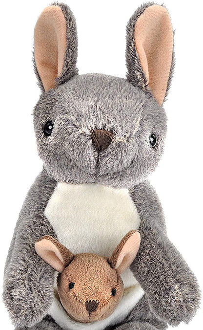 Kangaroo with Joey Plush, Stuffed Animal, Plush Toy, Gifts for Kids, Cuddlekins 8 Inches