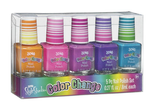 Color Changing Nail Polish 5-Pack