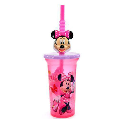 Disney Minnie Mouse 15oz Buddy Sip Tumbler Cup with Lid & Straw, BPA-Free