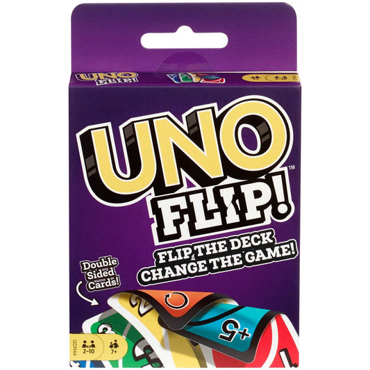 UNO FLIP! Double Sided Card Game for 2-10 Players Ages 7Y+