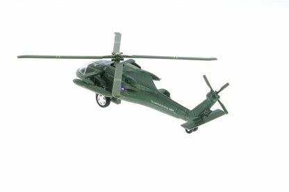 Diecast Model Military UH60A Blackhawk Pullback Helicopter Vehicle Toy