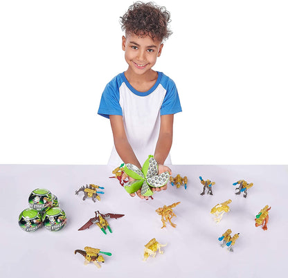 5 Surprise Dino Strike Surprise Mystery Battling Collectible Dinos by ZURU Glow in The Dark