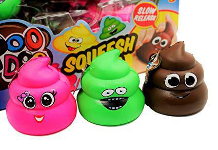 Ja-Ru Poo Doo Squeesh Slow Release Poo- Random Color (1Pcs)