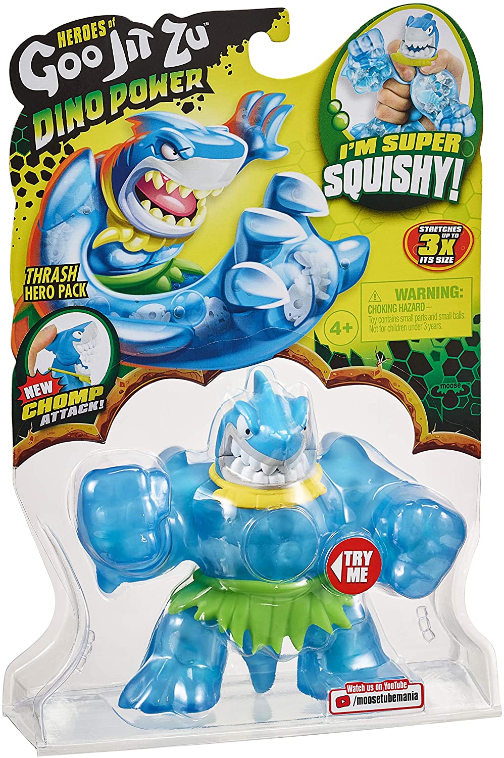 Heroes of Goo Jit Zu Dino Power, Action Figure - Thrash The Shark