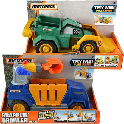 Matchbox Truck Toy Vehicle that Shoots Grabs and Hauls