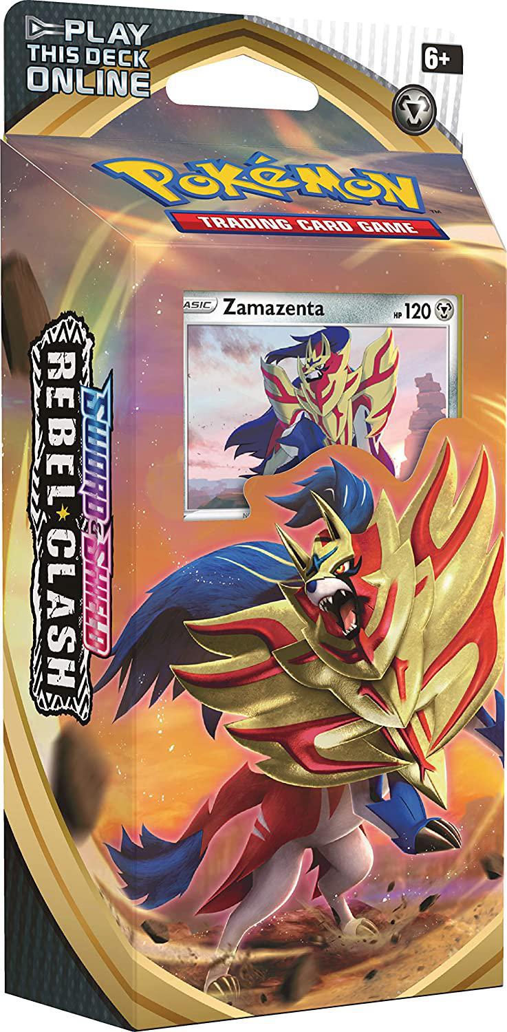 Pokemon Sword and Shield Rebel Clash Playing Cards - Theme Decks Zacian & Zamazenta