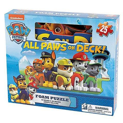 Paw Patrol Soft Foam Large Floor Puzzle by Cardinal (25 Piece), Great Gift For Toddlers