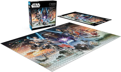 Star Wars Puzzles Assortment - The New Jedi Will Rise, Sense Great Fear in You - 1000 Piece Jigsaw Puzzle - Bonus Poster