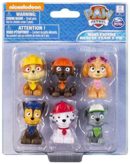 Spin Master Paw Patrol Mini Figure Rescue Team Set 6 Piece