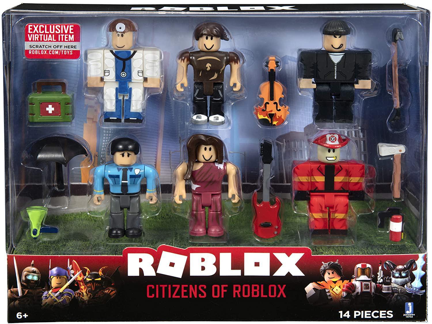 Masters of Roblox Action Collection Six Figure Pack w Exclusive Virtual Item